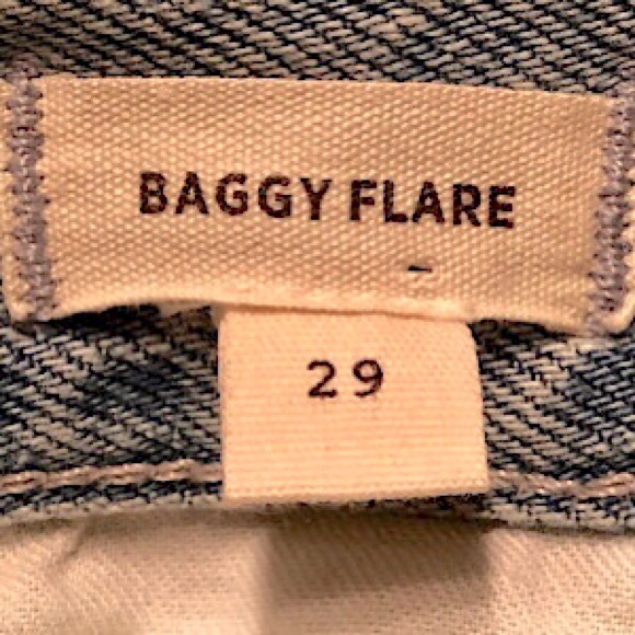 “NEW” Madewell Baggy Flare Jean *Knee Slit Edition - Picture 8 of 9